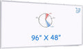 Magnetic Dry Erase Board 96 x 48 inches, Maxtek 4" x 8" Whiteboard by Maxtek