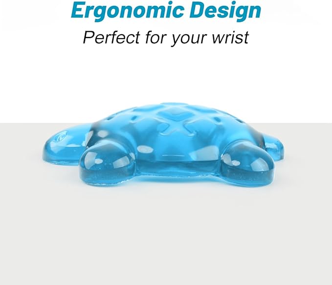 Lucocia Silicone Gel Mouse Wrist Rest, Cute Turtle Shape Ergonomic Elbow Mouse - Image 5
