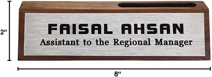Personalized Business Desk Name Plate - Image 6