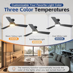 42 inch ceiling fans with lights and remote, close-up detail