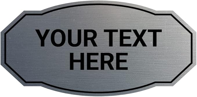 Custom Victorian Wall or Door Sign – Personalized Plastic Sign - Image 7