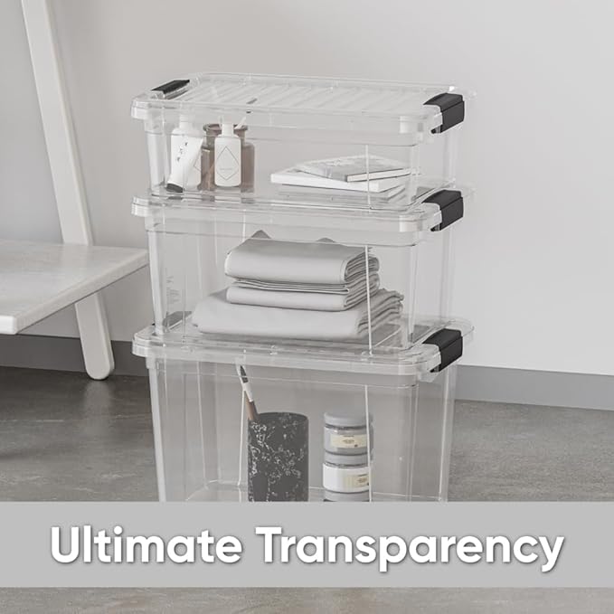 Superio Clear Storage Boxes - Image 7