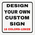 Custom Outdoor Metal Personalized Signs by Custom