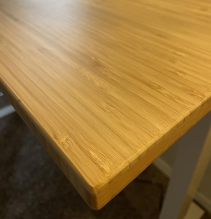 FLEXISPOT EN1 Bamboo Standing Desk, 55 x 28 Inches Whole-Piece Electric - Image 8