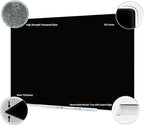 Magnetic Whiteboard, Tempered Glass White Board Frameless, Home School Supplies - Image 2