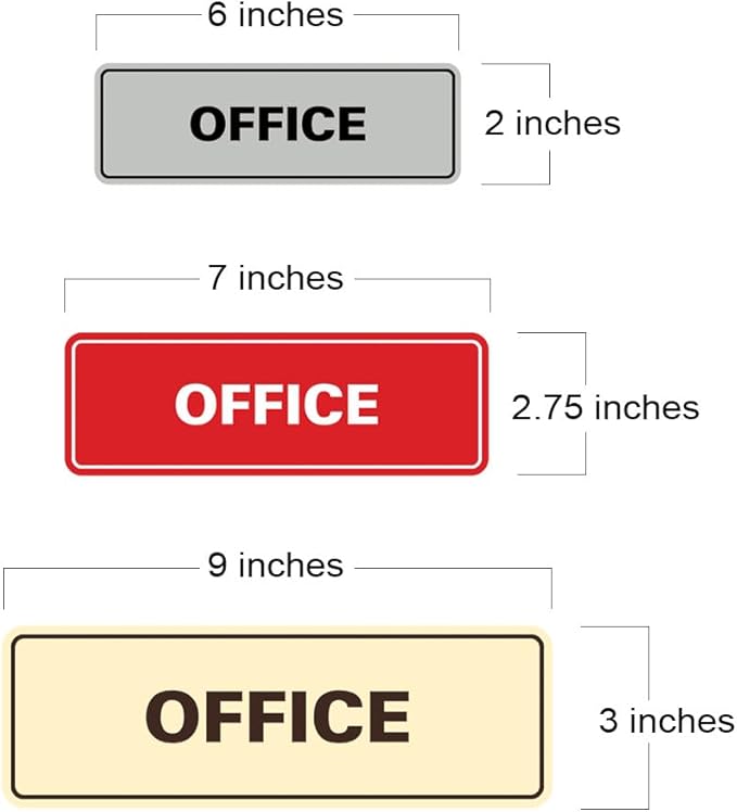 Signs ByLITA Standard Office Sign - Image 2