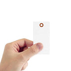 SmartSign 4.25 x 2.125 inch “White” Blank Tyvek Shipping Tags - Image 2