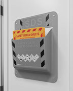 (YS), 1 Pack, SDS Binder - 2024 Requirements, Heavy Duty 1.5 Inch, 3 Ring Safety Data Sheet SDS Binder