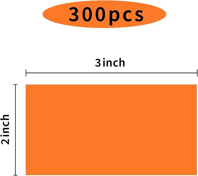 STARLIBOO Colored Labels Stickers 3 x 2 Inch, Removable Rectangle Moving Labels - Image 2