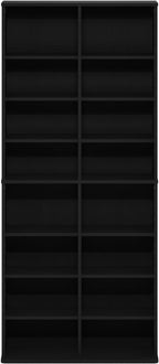 Furinno Jaya DVD Shelf, 16-Shelf Wide CD Rack, Media Shelf - Image 6