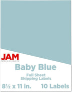 JAM PAPER Full Sheet Shipping Labels by JAMPaper