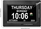 Memwake 7-Inch Digital Watch, Large Font Display, 3 Display Modes, Many Alarms - Image 6
