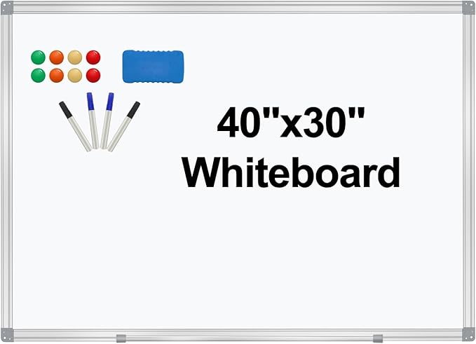 Dry Erase Board for Wall Aluminum Presentation Magnetic Whiteboard by H-Qprobd