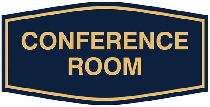 Fancy Conference Room Sign by All+Quality