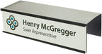 Over the Cube The Original Quality Aluminum, Changeable Cubicle Nameplate Holder by NapTags