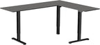 VIVO Electric Corner 84 x 63 inch L-Shaped Standing Desk, Memory Height - Image 9