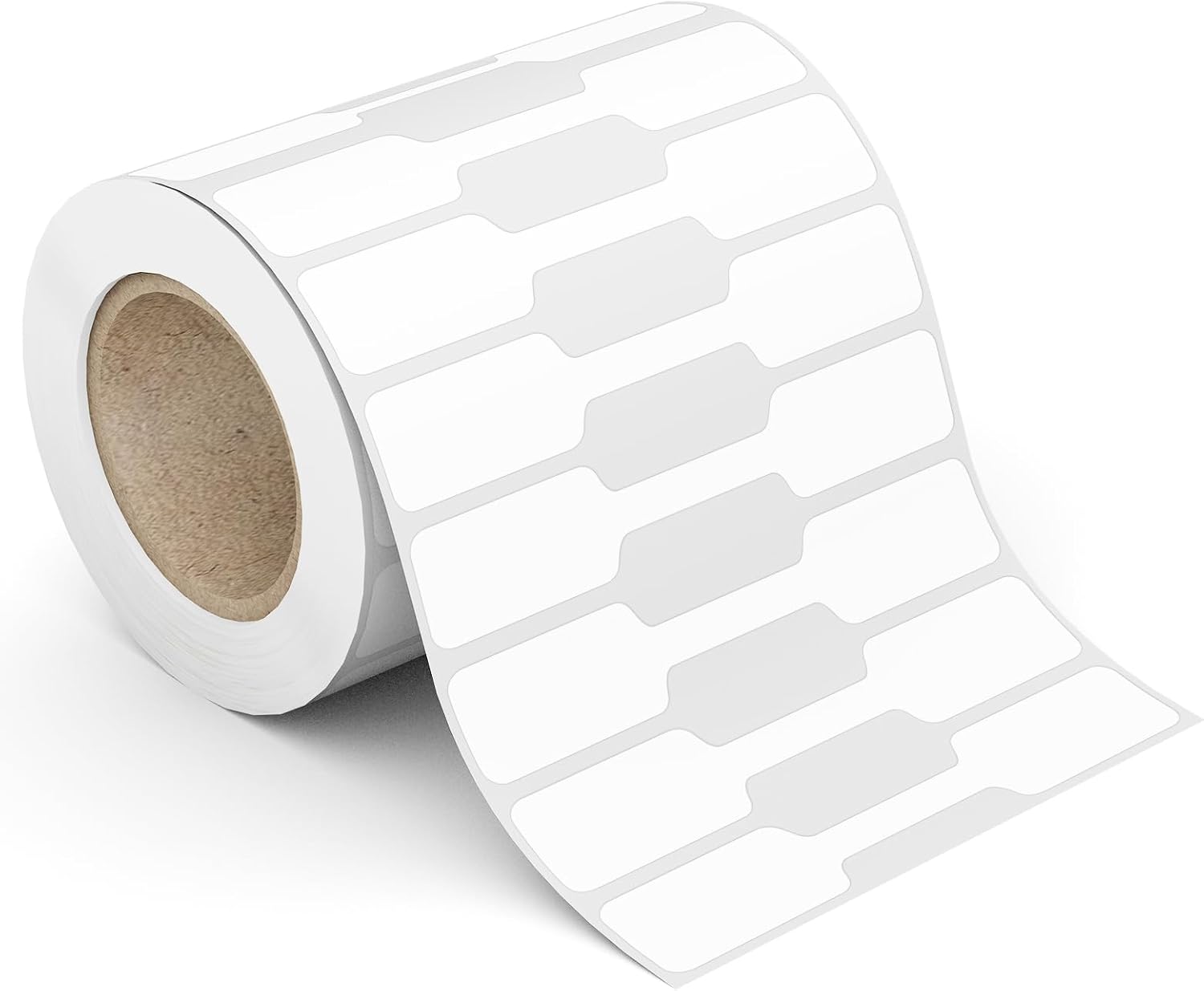 500 PCS Jewelry Price Tags Stickers for Necklace Earring Price Identify | Self Adhesive White Blank Dumbbell labels for Bracelet, Ring, Clothing Display
