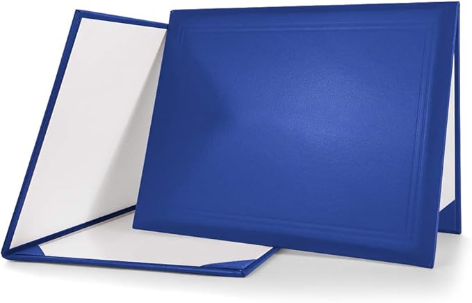 GraduationMall 8.5"x11" Smooth Padded Diploma Cover Certificate Holder Royal by GraduationMall%C2%AE