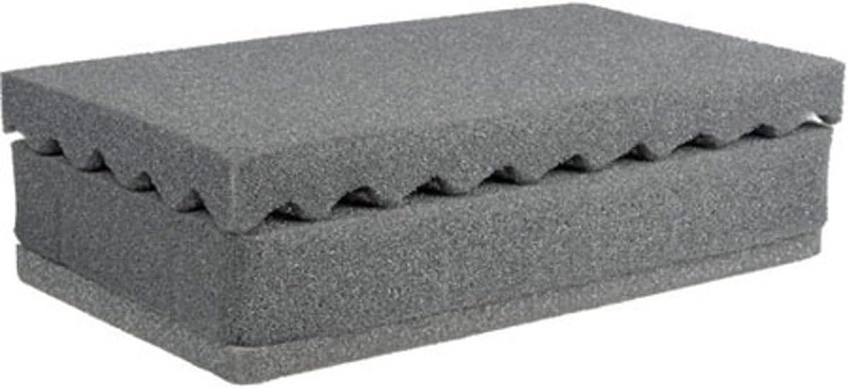 Pelican 1171 3 Piece Foam Set for 1170 | Pick and Pluck foam with convoluted lid and solid base for cameras, lenses and electronics