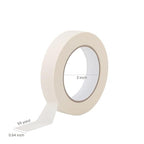 Lichamp Masking Tape 1 inch, 3 Pack General Purpose Beige White Masking Tape - Image 4