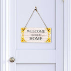 Signs ByLITA Sunflower Corners Rustic Wood Personalized Hanging Wall or Door - Image 6