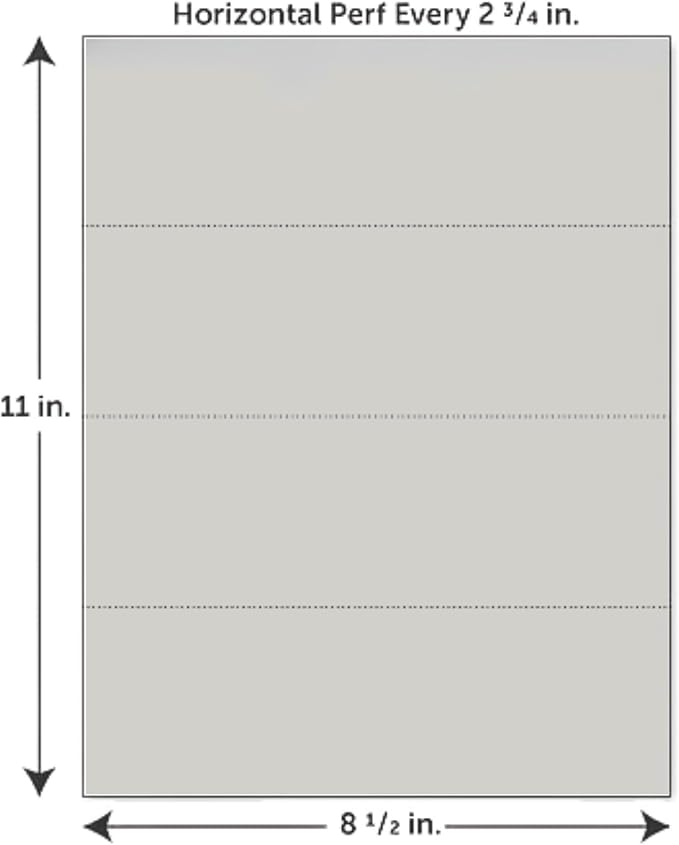 Limited Papers 8.5x11 Perforated Paper, 20/50 Pound, 75 GSM, Variety of - Image 2