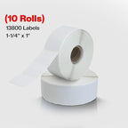 1 1/4” × 1”Direct Thermal Printer Labels, 10 Rolls, 800 Matte White Thermal - Image 11