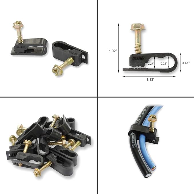 STEREN Coaxial Cable Clips - Image 6