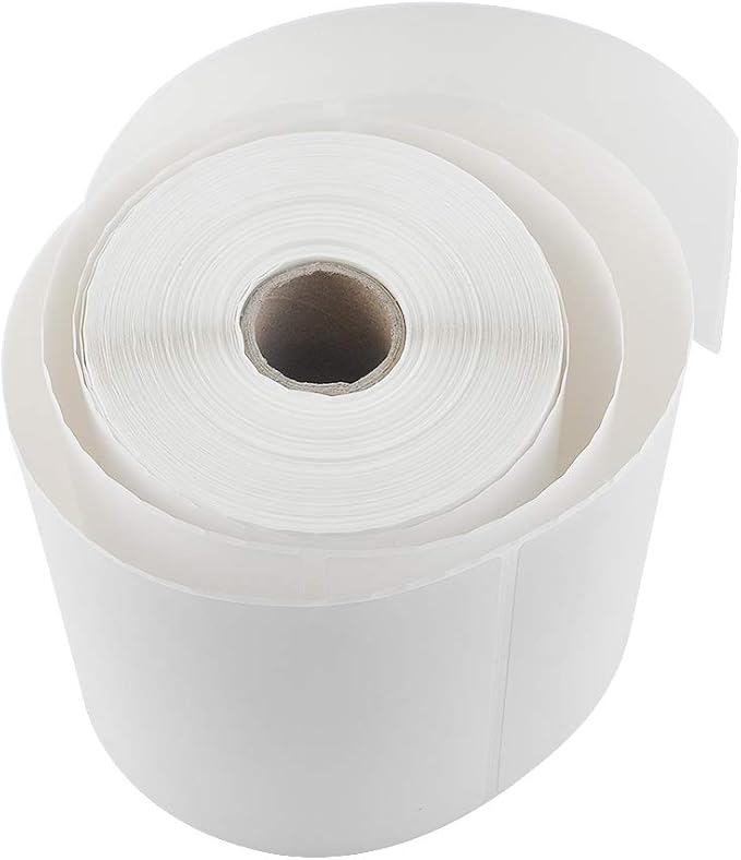 L LIKED 4000 Count 4" x 6" Direct Blank Thermal Shipping Labels - Image 4