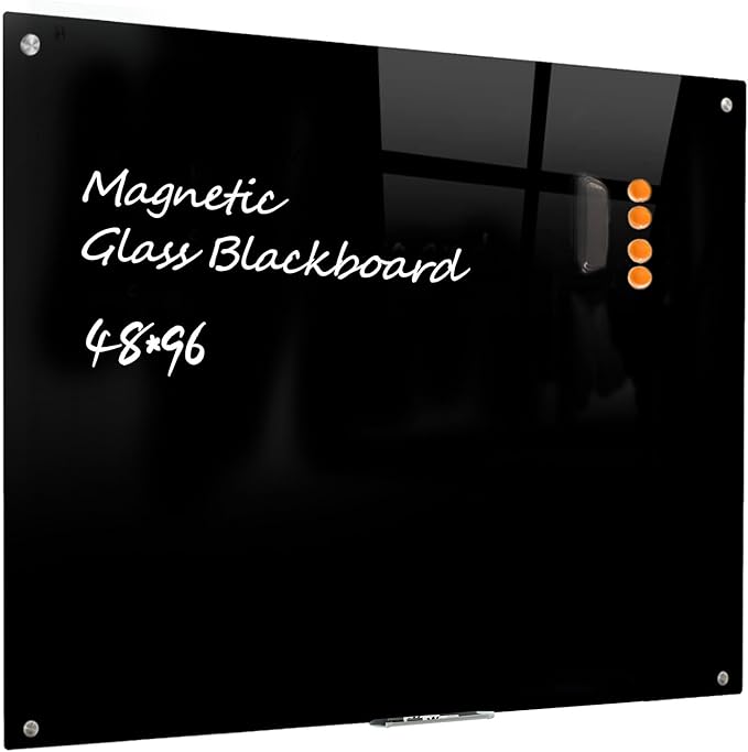 Magnetic Glass Dry Erase Board by Unknown