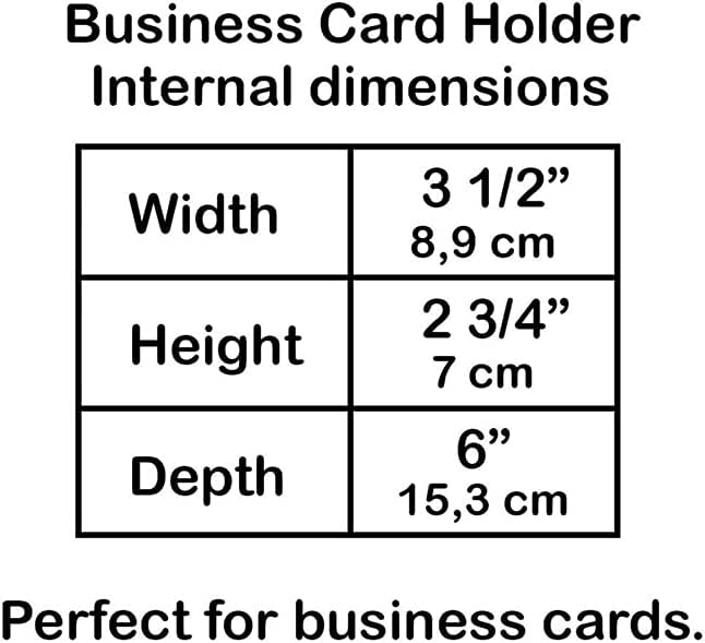 Acrimet Index Business Card Size File Holder Organizer Box Metal Base Heavy Duty - Image 9