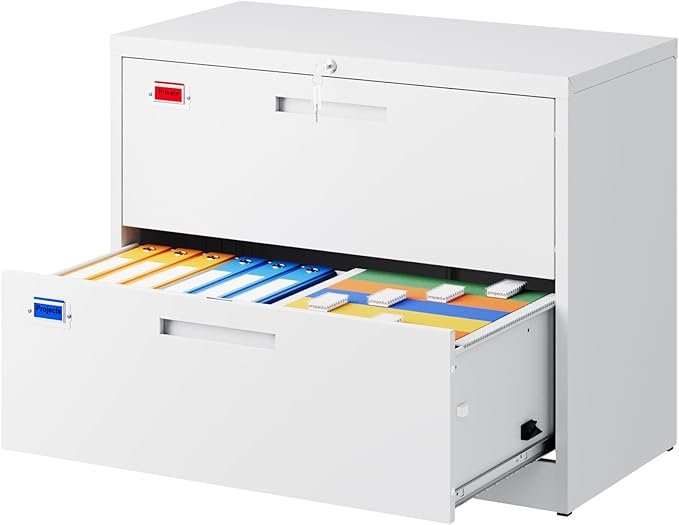 PEUKC 2 Drawer File Cabinet, Lateral Filing Cabinets by PEUKC