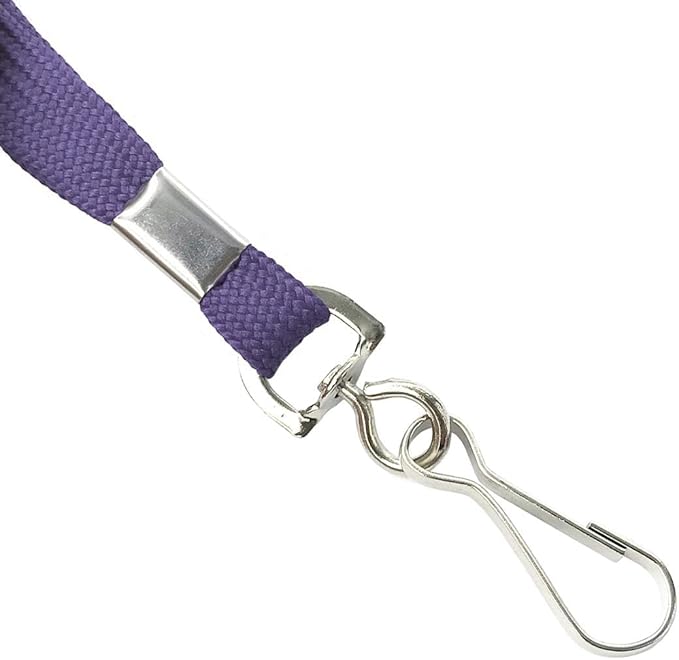 Lanyard Light Purple Lanyards Neck Flat Premium Breakaway Badge Lanyard - Image 4