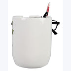 Young's Inc Ceramic Eyeglass and Stationery Holder Cup – White Face Desk - Image 7