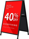 DISPLAYSWORKER Heavy Duty A-Frame Sidewalks Signs 24x36 Inch, outdoor Sandwich by DISPLAYSWORKER
