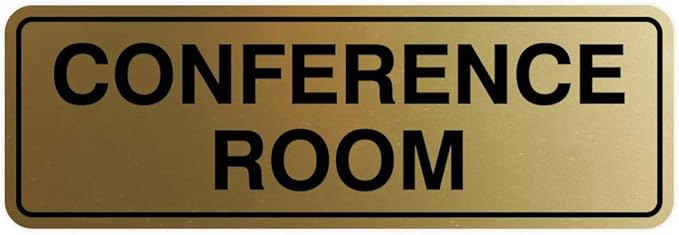 Standard Conference Room Sign by All+Quality