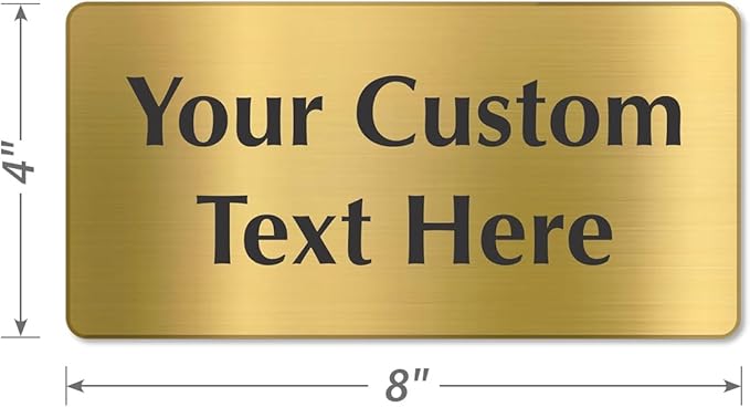 SmartSign Custom Brass Sign - Image 5