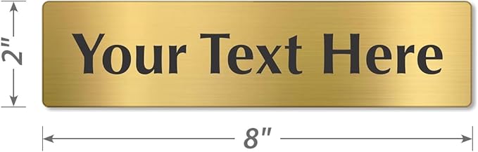 SmartSign Custom Brass Sign - Image 4