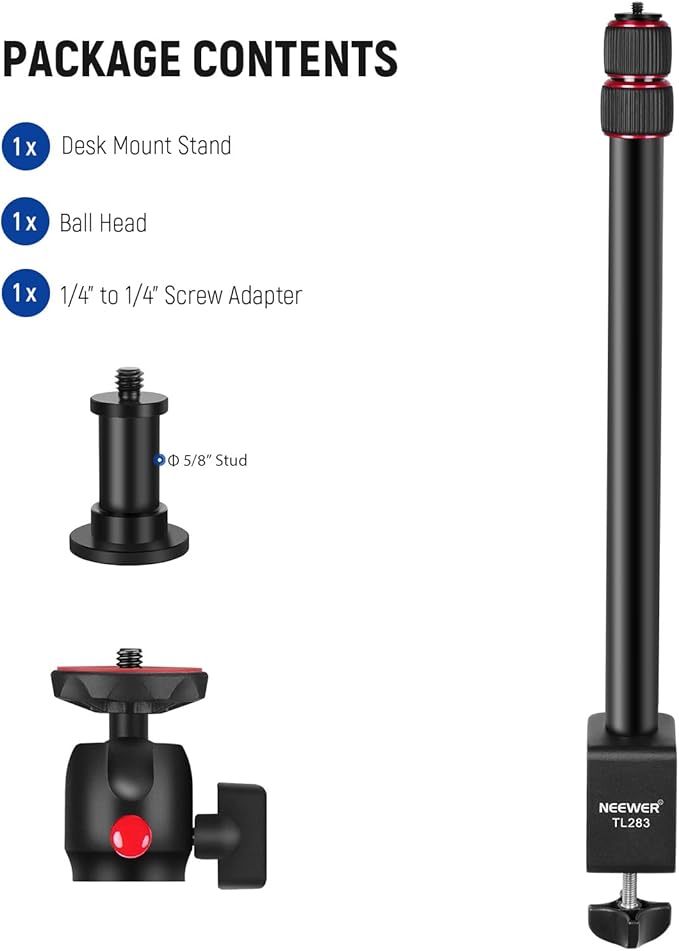 NEEWER Extendable Camera Desk Mount - Image 8