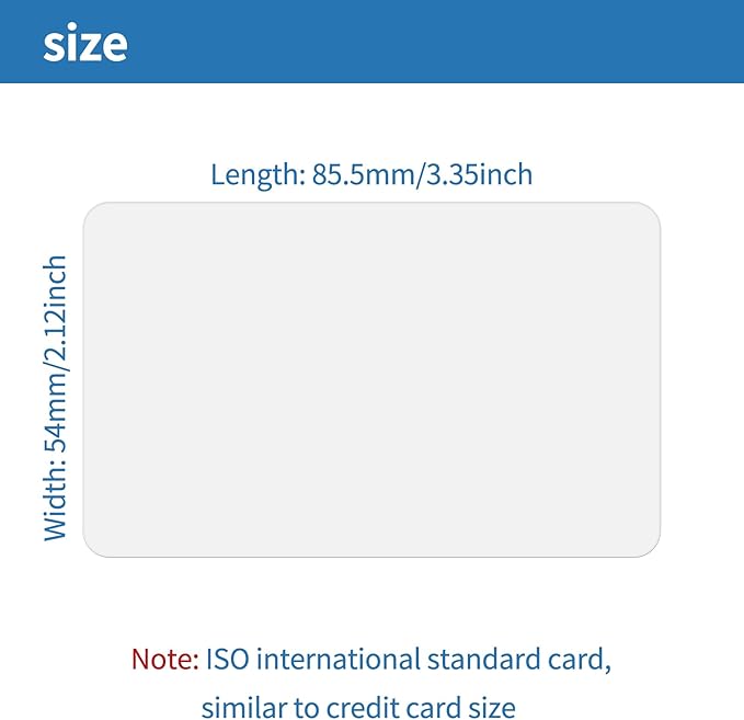500 Pack - Premium Blank PVC Cards - Image 4