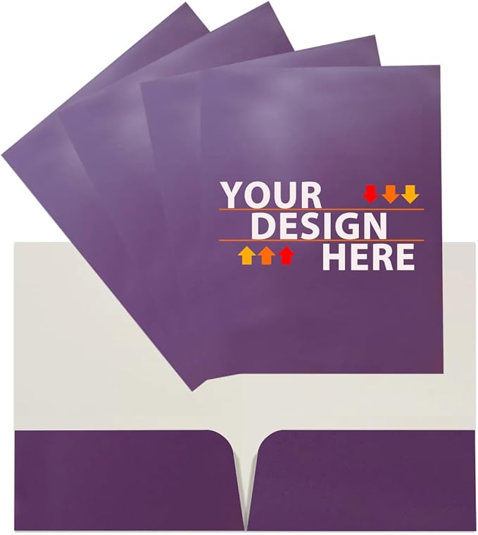 JAM PAPER Custom Printed Semi-Gloss Folders by JAMPaper