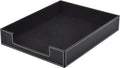 Leather Letter Tray, Office Supplies Desk Organizer by XNONE