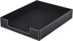 Leather Letter Tray, Office Supplies Desk Organizer by XNONE