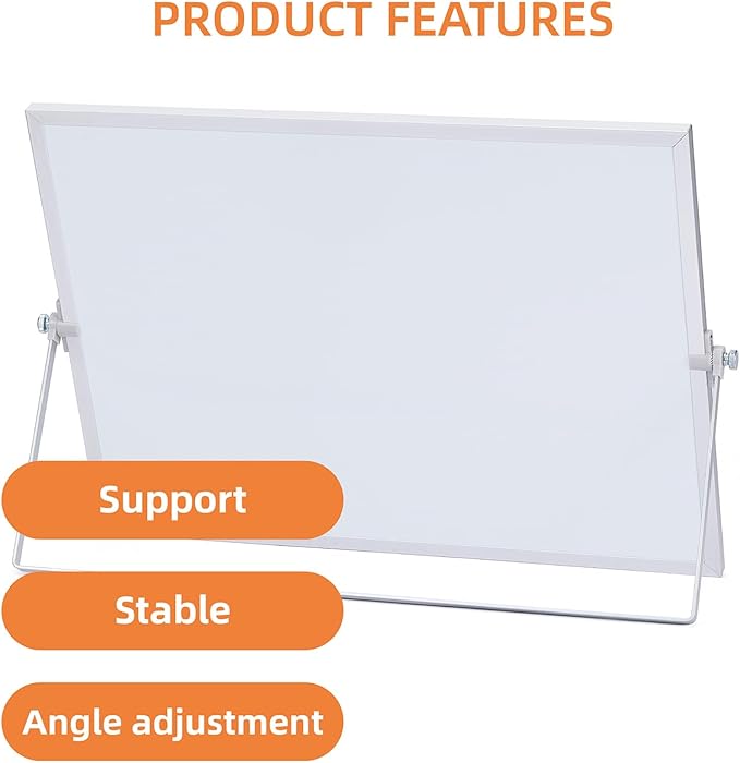 MXG 12x16 Inch Double Sided Magnetic Dry Erase Board, Portable Desk whiteboard - Image 4