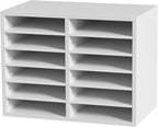 VEVOR Literature Organizers, 12 Compartments Office Mailbox - Image 9