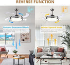 sterren retractable ceiling fans with lights,42 inch modern on a desk or shelf