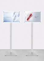 DISPLAYSWORKER Adjustable Heavy Duty Pedestal Sign holder floor Stand, sign - Image 9