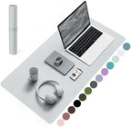 YSAGi Non-Slip Leather Desk Pad, Waterproof Laptop Computer Desk Keyboard Mat by YSAGi