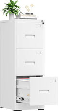 INTERGREAT 3 Drawer File Cabinet, Locking Tall File Cabinets by INTERGREAT