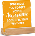 Motivational Reminder Quotes Desk Decor Acrylic Sign, Inspirational by ZHAMEN